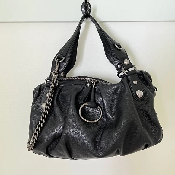 .Gucci Black Icon Bit Boston Shoulder Bag - Picture 7 of 15